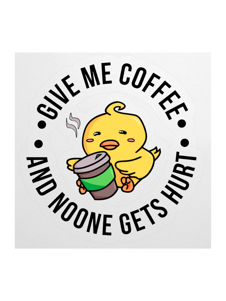 Give Me Coffee Sticker product image (2)