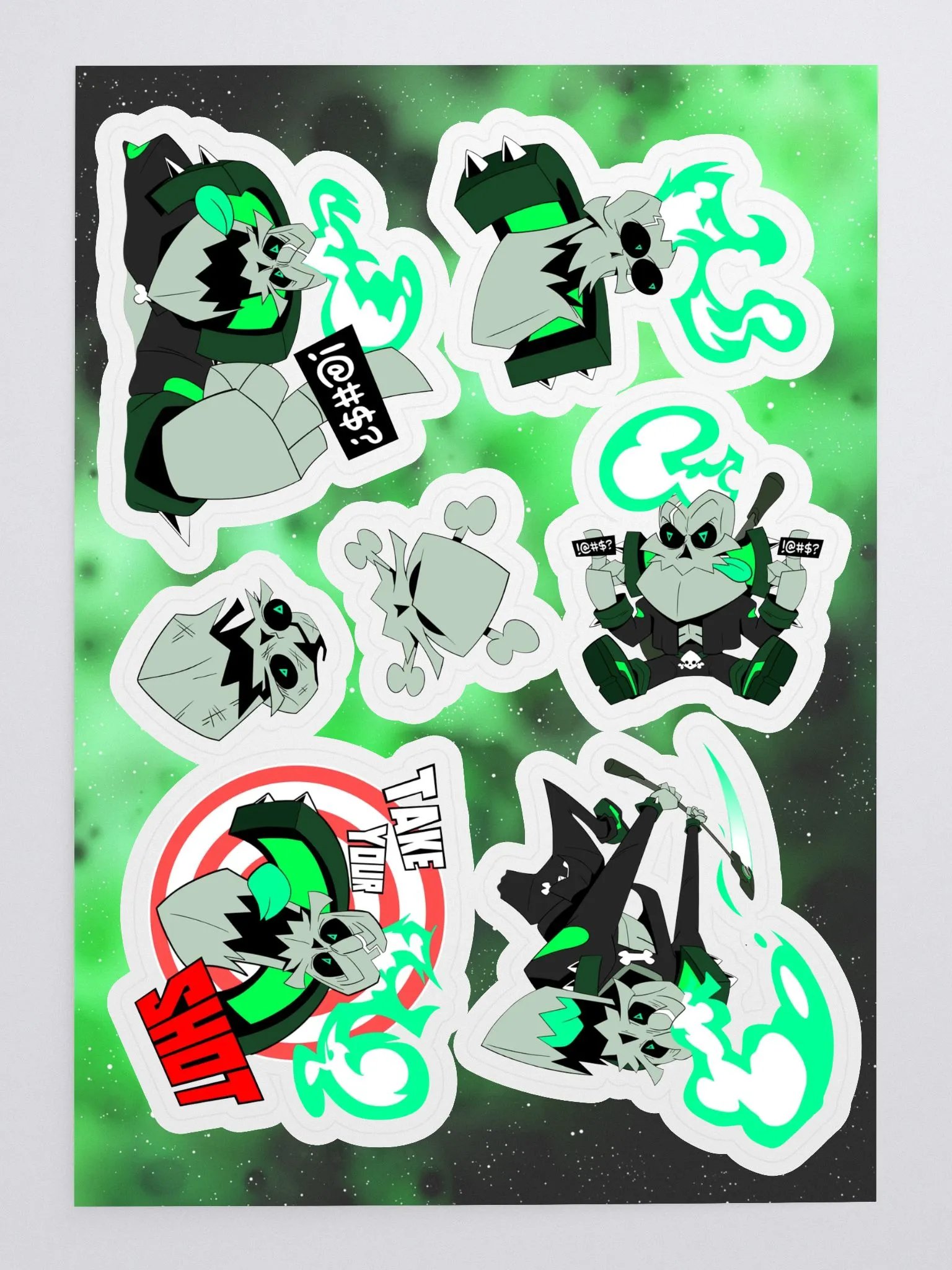 Jaw Bone - Sticker sheet product image (3)