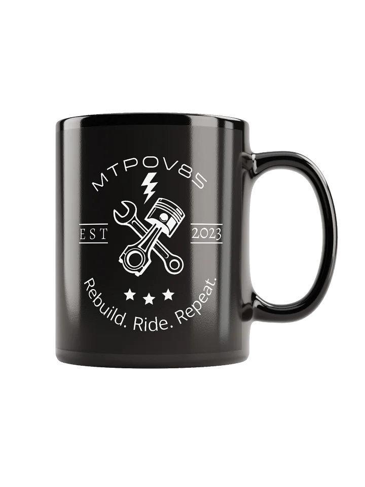 Rebuild. Ride. Repeat. Black Mug - 2 Sizes product image (1)