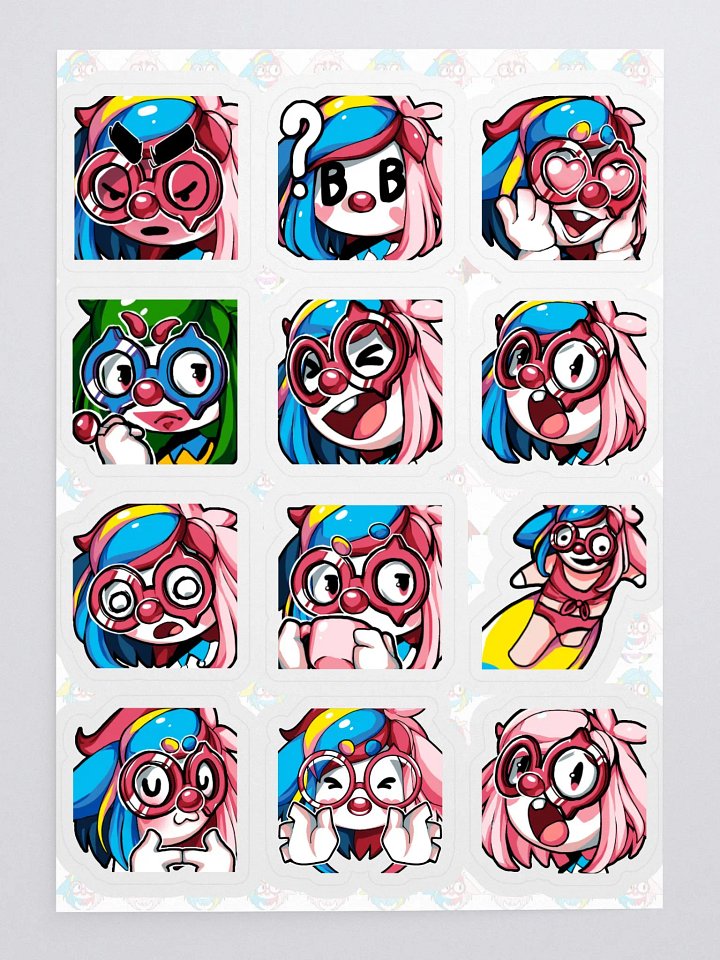 Emote Sticker Sheet product image (1)