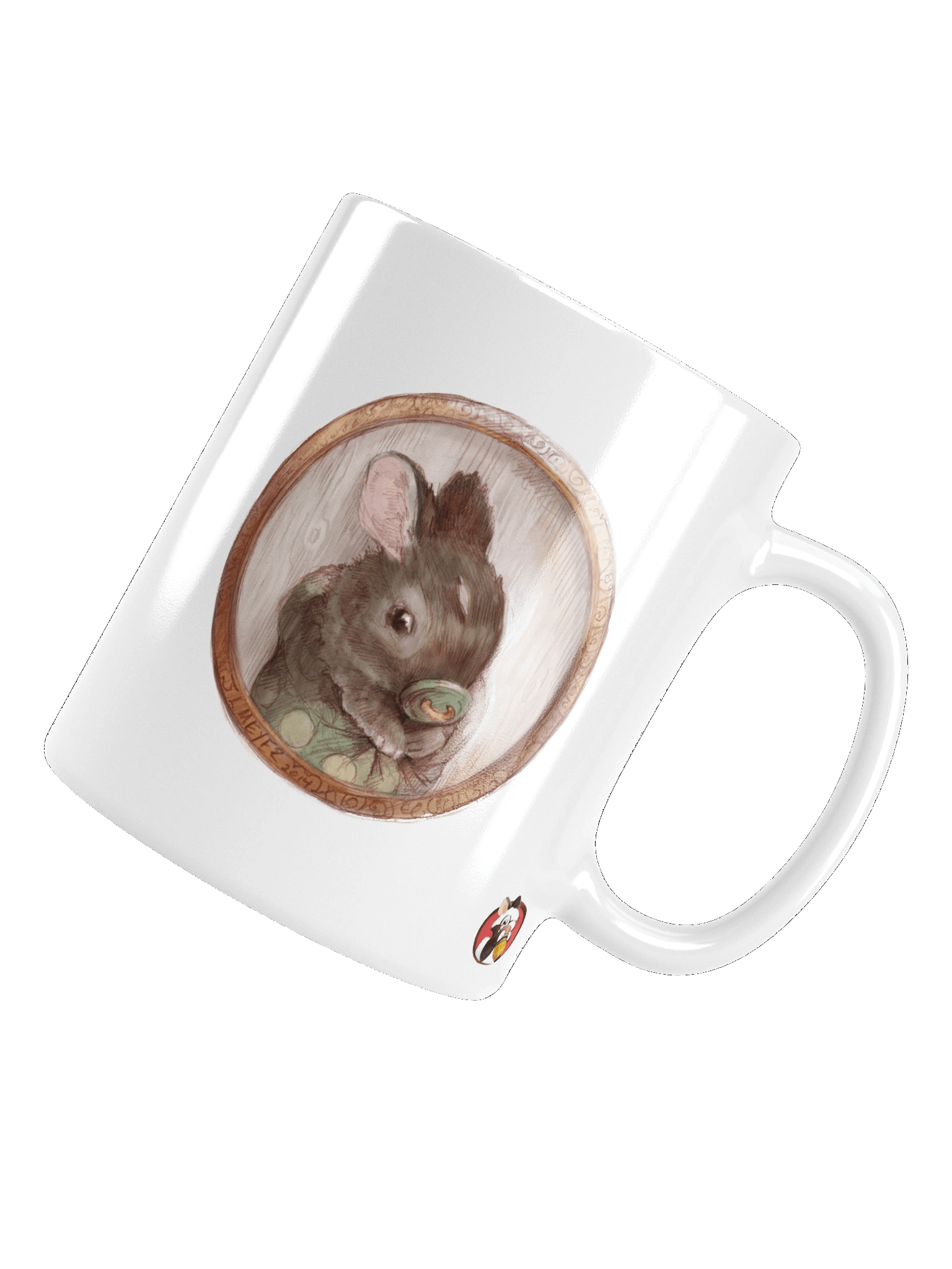 Burrito Bunny Portrait in B&W and Color product image (13)