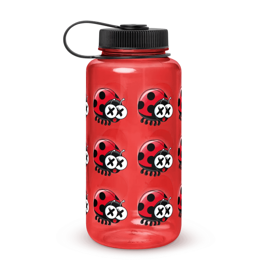 Ladybug Sees You Getting Dehydrated Wide Mouth Water Bottle product image (1)
