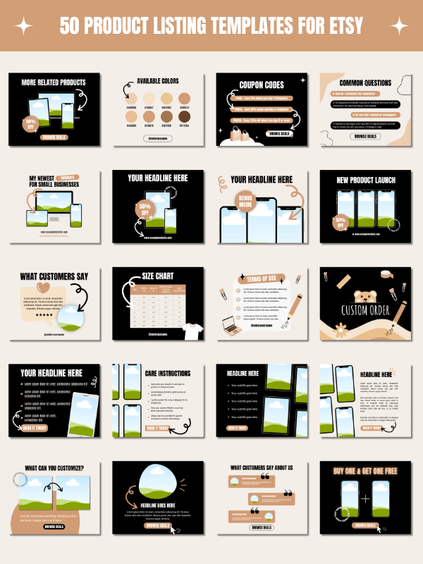 Cute MRR/PLR Branding Kit for Etsy product image (3)