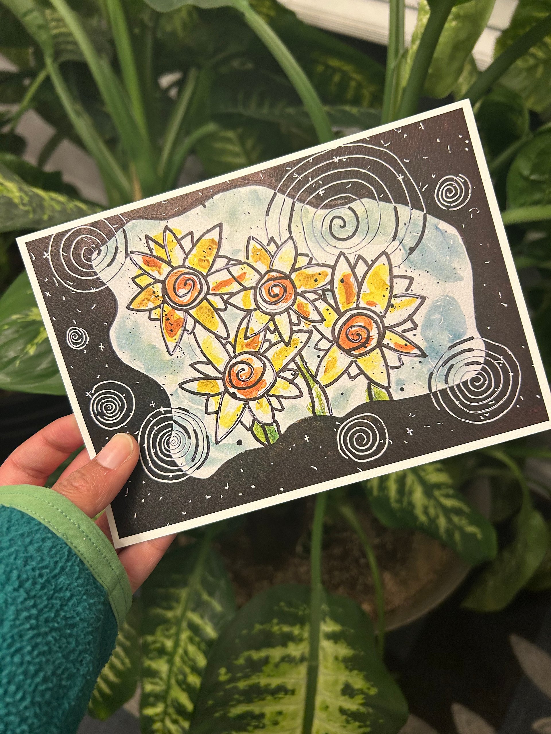 5x7 art prints of Addy’s original watercolor paintings! product image (3)