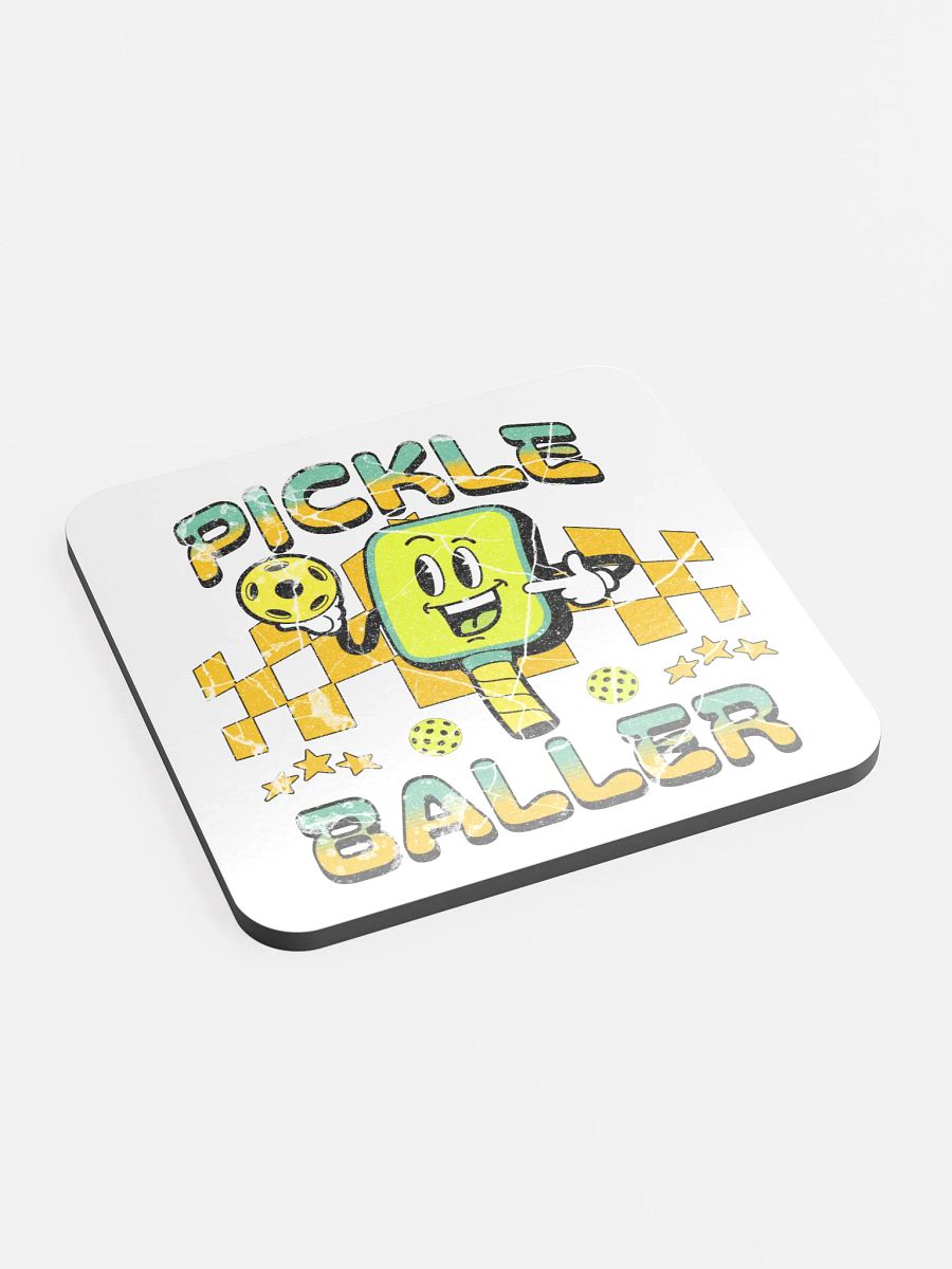 Pickle Baller Pickleball Funky Coaster product image (3)