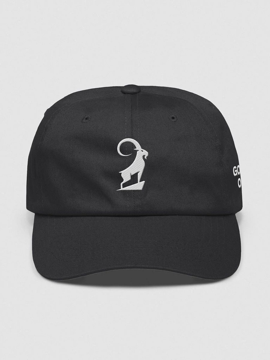 Goated Ones Logomark Dad Hat - White product image (1)