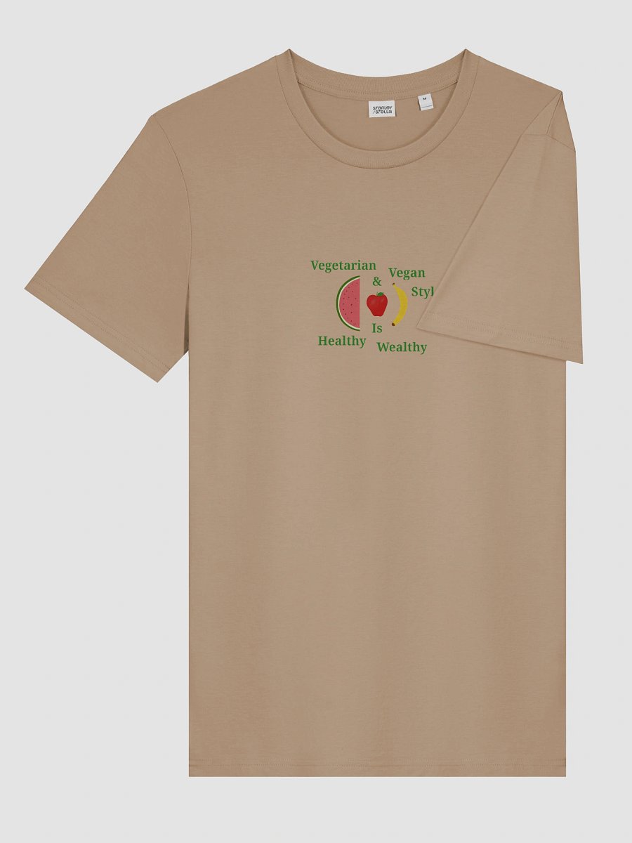 Healthy Wealthy Vegetarian & Vegan Tee product image (7)