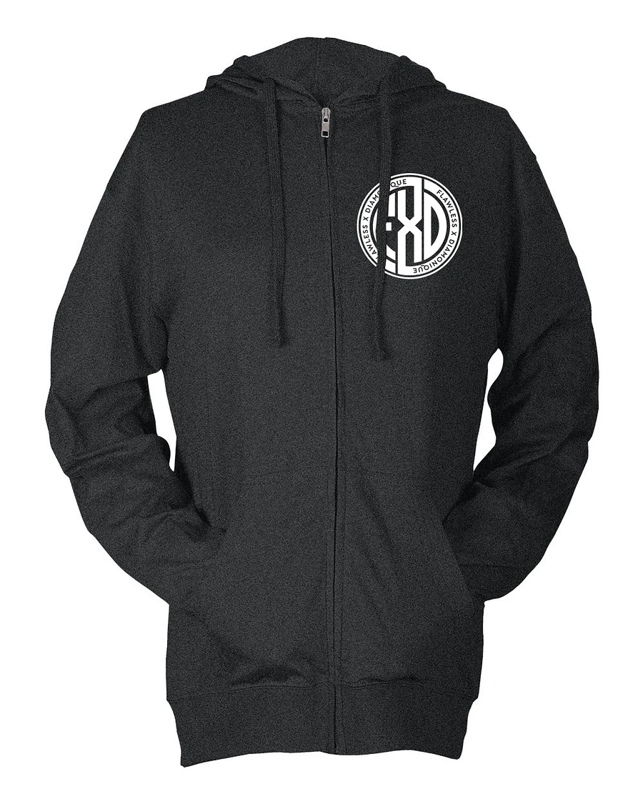 FXD Charcoal Lightweight Beach Hoodie w/White Logo product image (1)