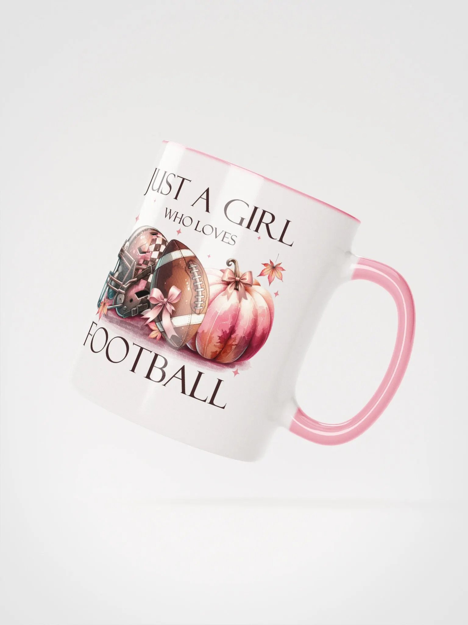 Just A Girl Who Loves Football Colored Mug product image (23)