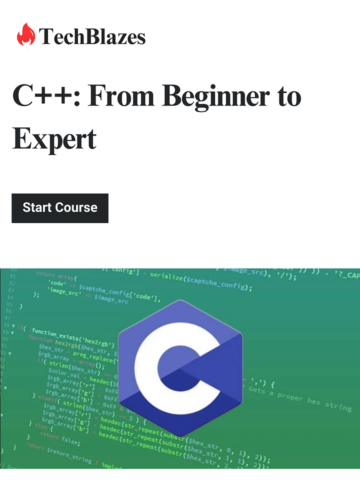 Master C++ Programming: From Beginner to Expert product image (1)