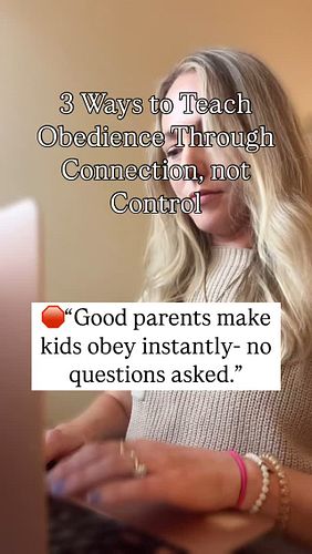 “Good parents make kids obey instantly, no questions asked.”

That’s the lie so many of us were raised with.

But the truth? ...