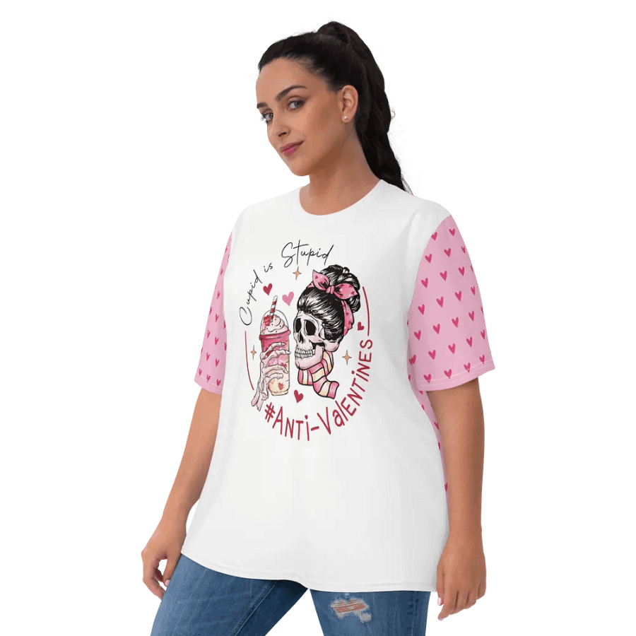 Crew Neck T-Shirt -Anti Valentines product image (6)