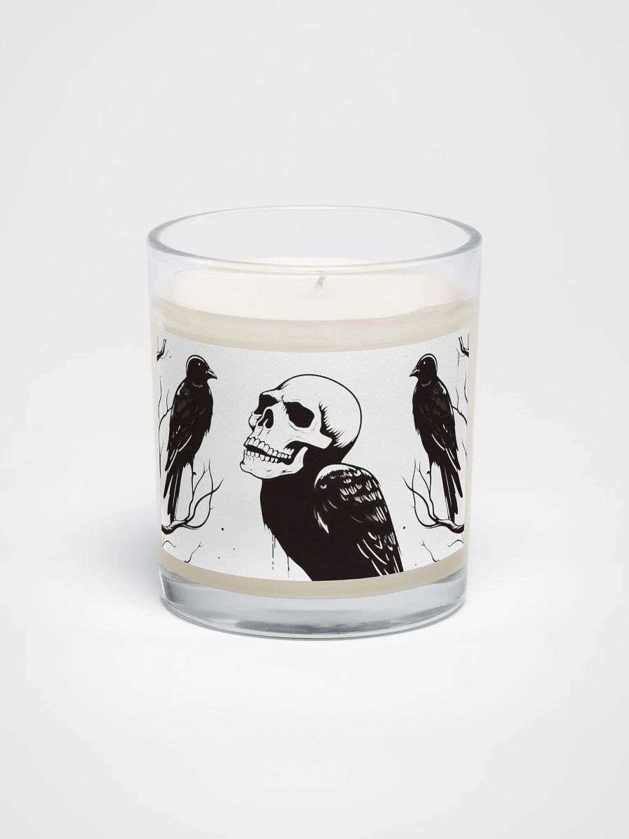 🌙 Crow & Skull Motif Soy Candle 🕯️ product image (1)