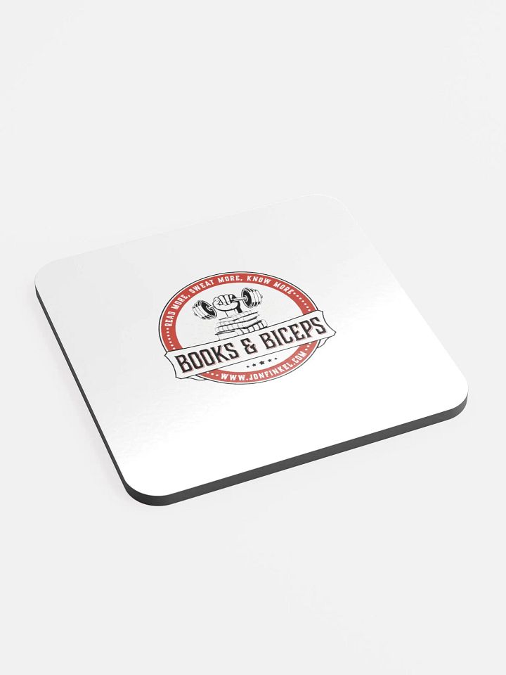 Official Books & Biceps Coffee Coasters product image (2)