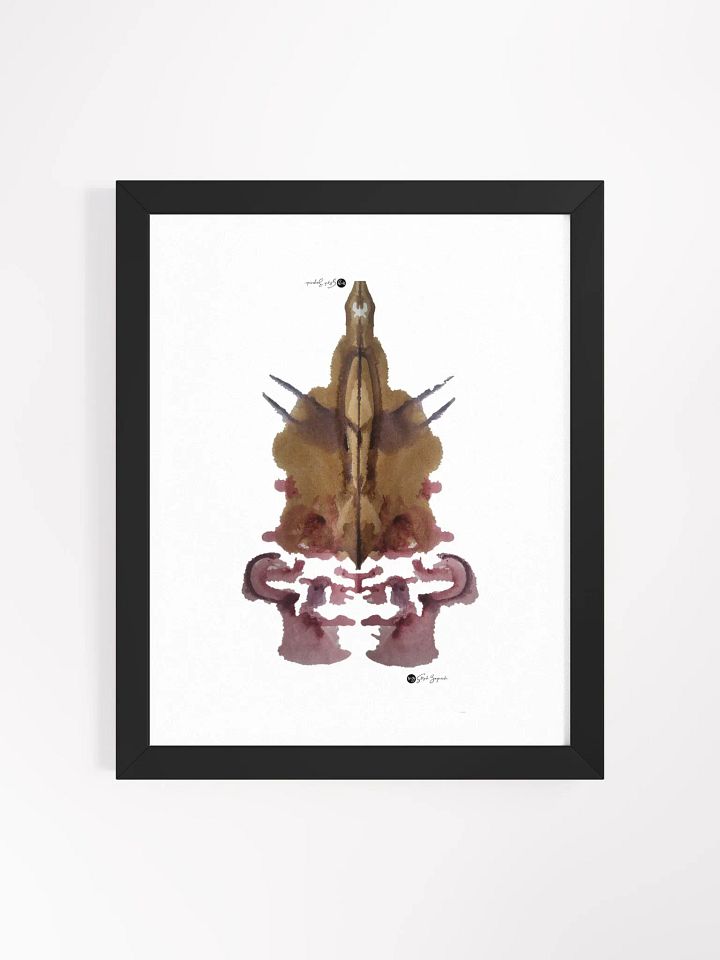 Inkblot no. 3 | Framed Print | 11 x 16 product image (1)
