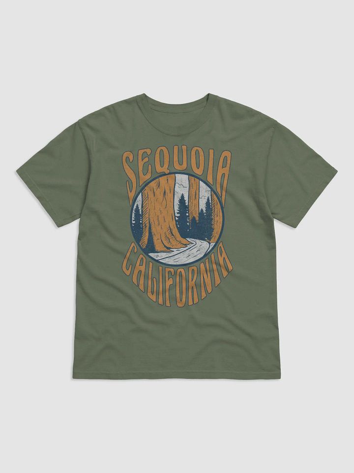 Sequoia National Park, California Tee | Art Nouveau-Style Western T-Shirt for Travel and Road Trips product image (20)