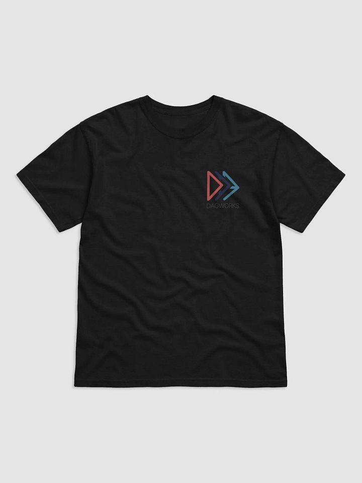 DAGWorks Dark logo on black t-shirt product image (1)