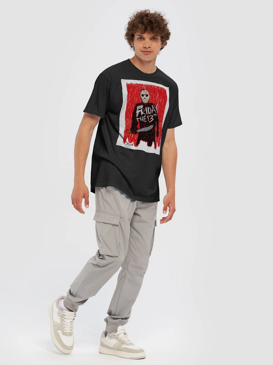 🔪 "JASON" CreepyKids Unisex Horror Tee Art Print🔥 product image (7)