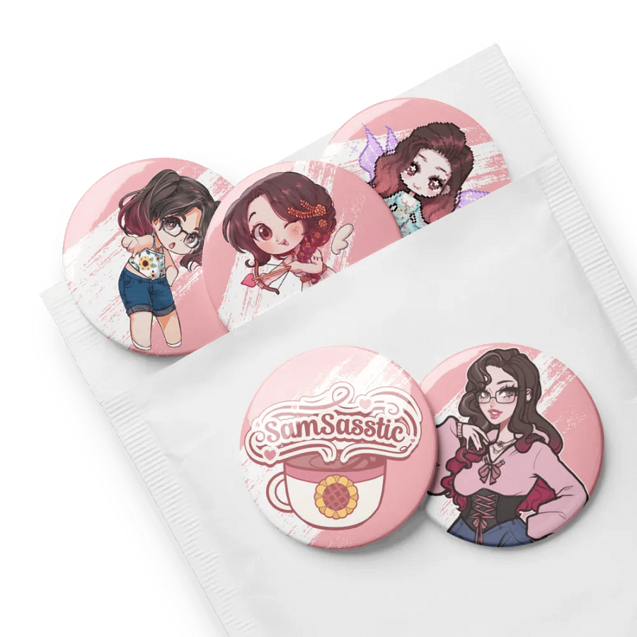 SamSasstic Buttons Galore! Set of 5 product image (10)