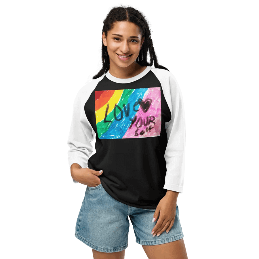 Love Yourself Original Artwork Baseball Shirt product image (18)