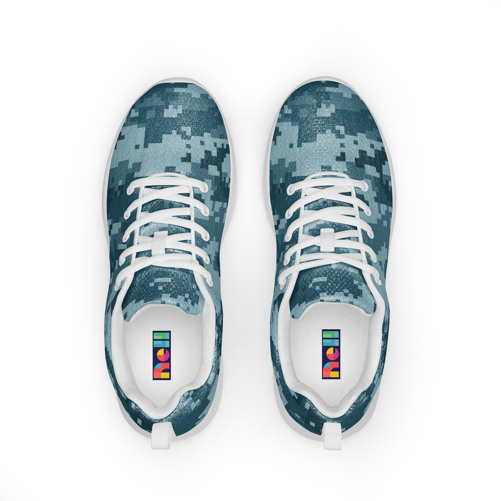 Pixel Camo Men's Athletic Sneakers product image (1)
