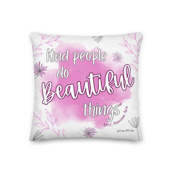 KPDBT - White/Pink Pillow product image (1)