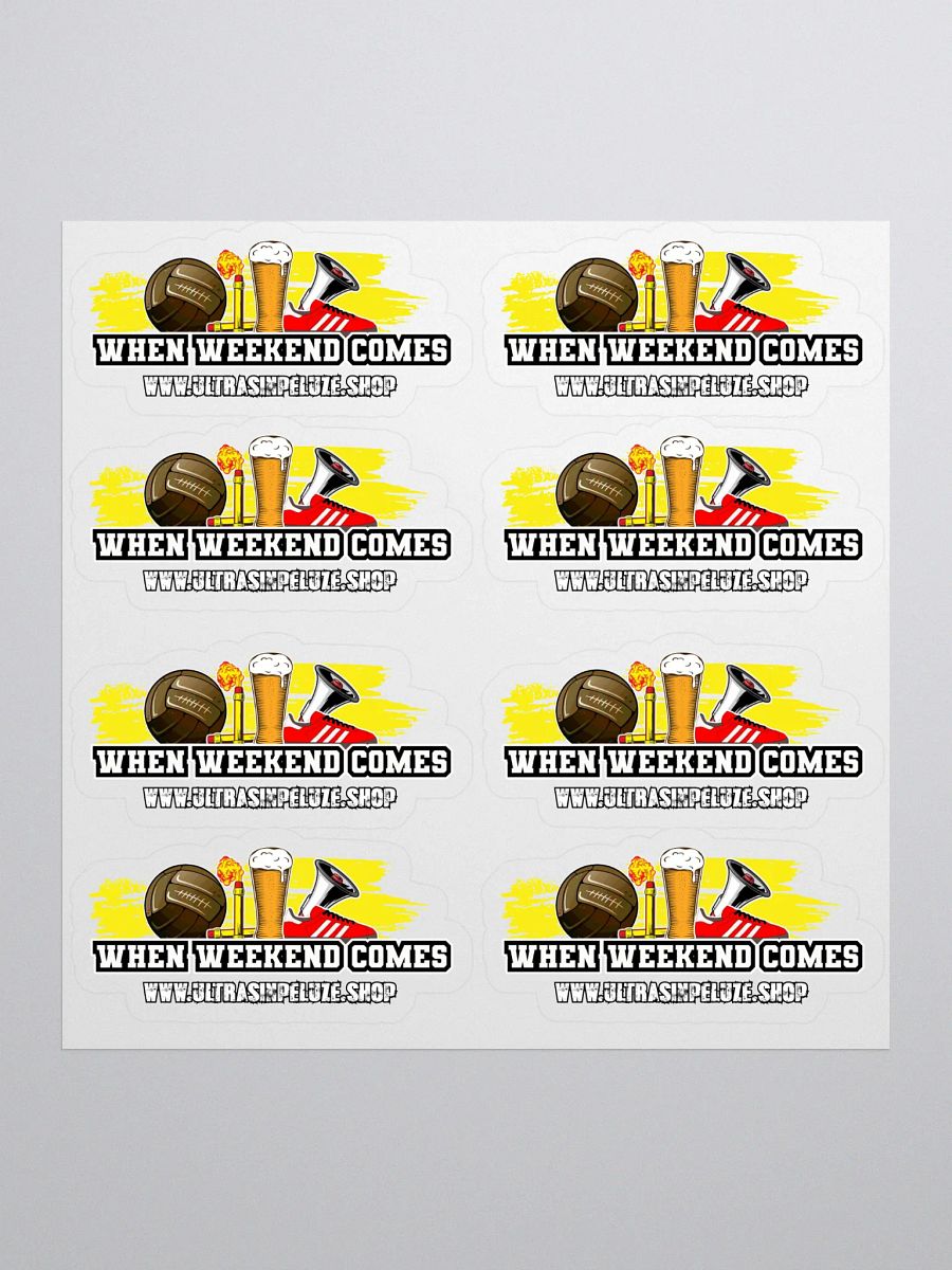 Pachet 8 Stickere When Weekend Comes product image (1)