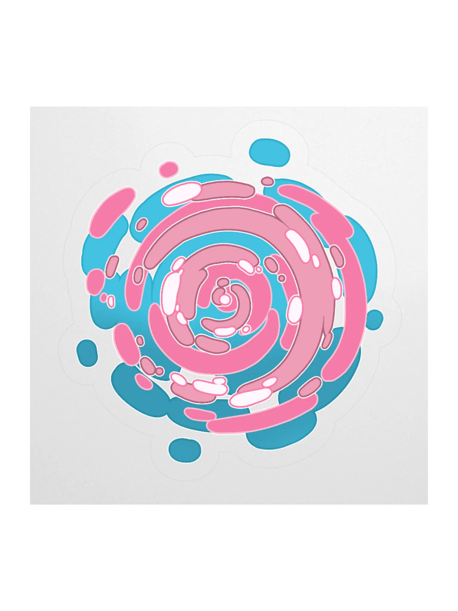 Time Warp Sticker (Trans Pride Flag) product image (1)