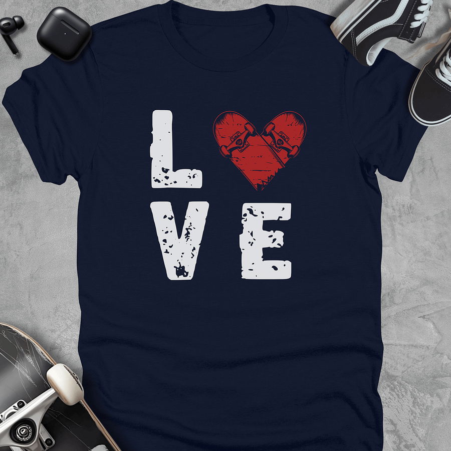 Love, Skateboarding t-shirt, Unisex product image (3)