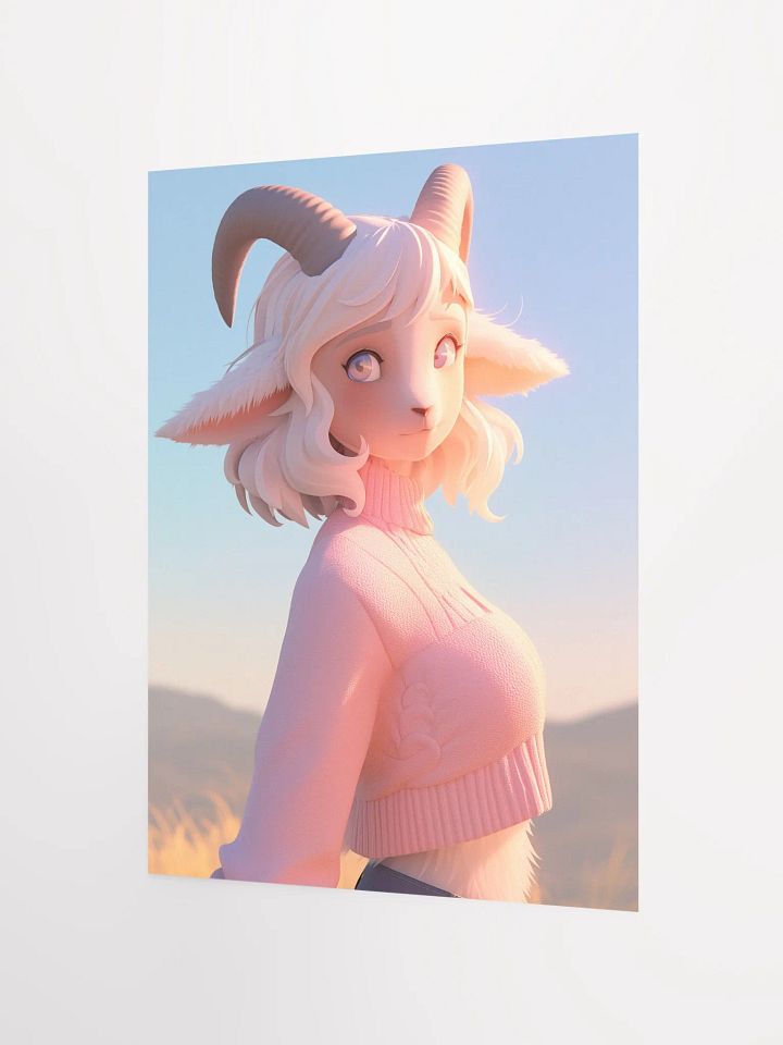 Whimsical Goat-Human Hybrid Poster product image (2)