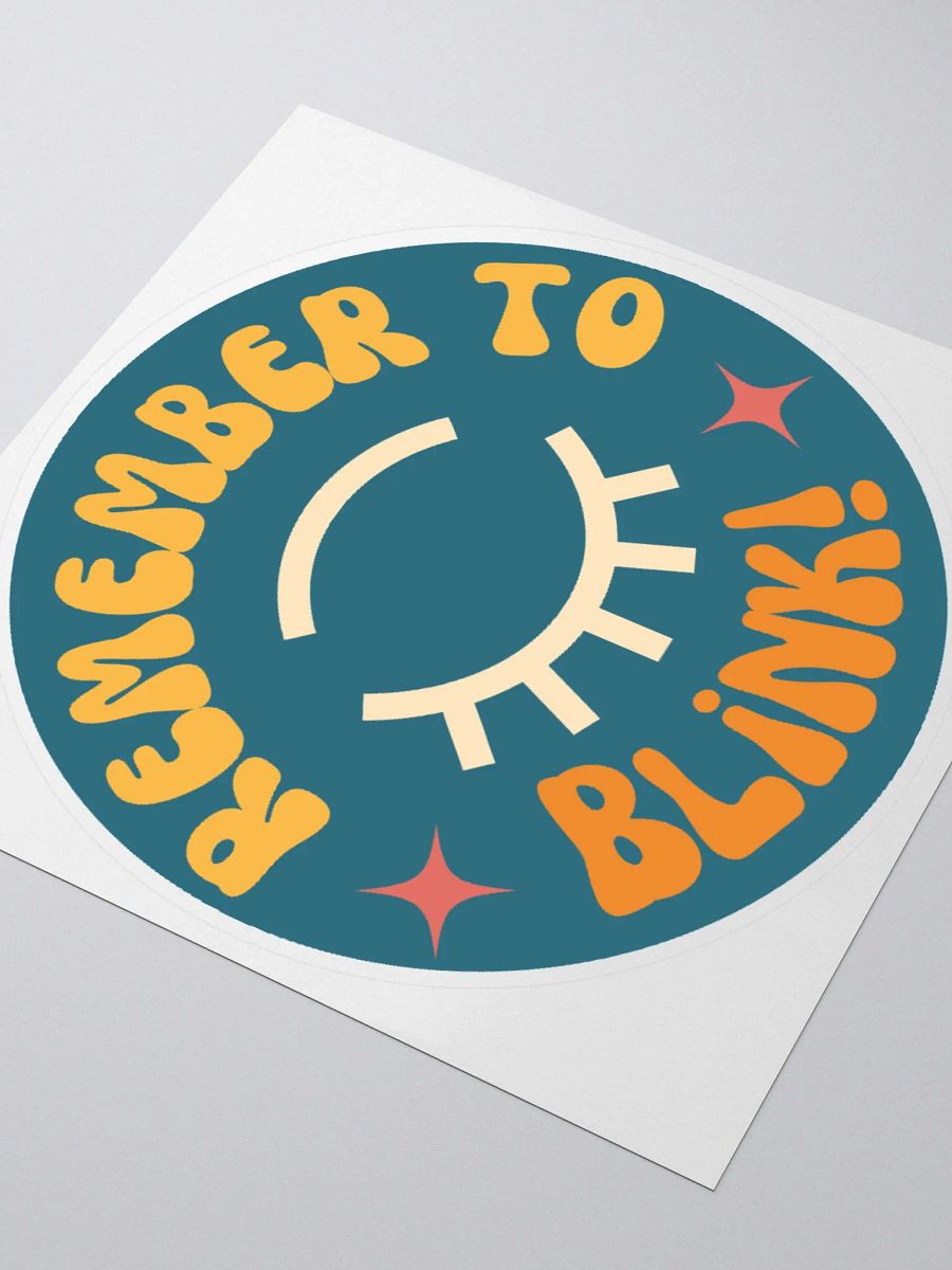 Remember to Blink Sticker product image (8)