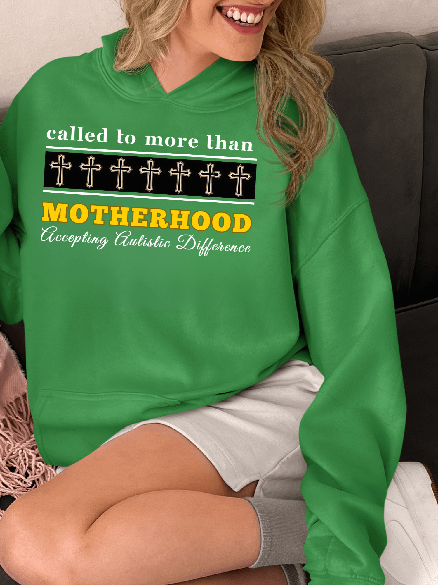 Called To More Than Motherhood Gildan Hoodie | Christian Faith | Autism Awareness | Gift to Mom product image (21)