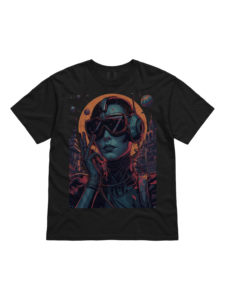 Synthwave City Drive Heavyweight T-Shirt product image (1)