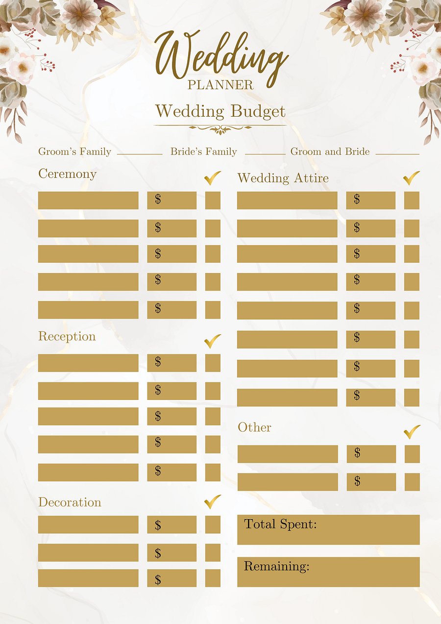 Wedding Budget Planner product image (1)