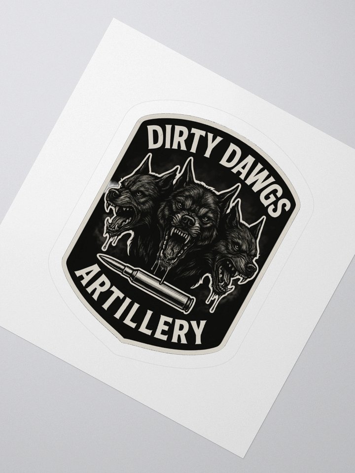 Dirty Dawgs Artillery Sticker product image (2)