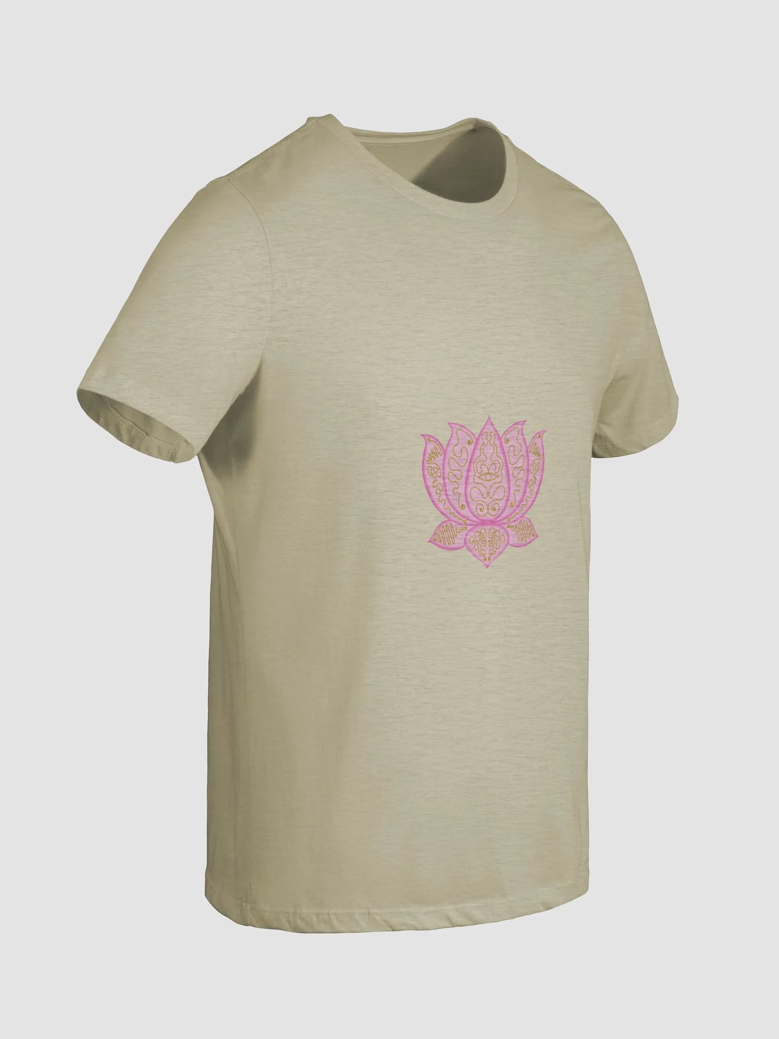 Golden Lotus Blossom Women's Relaxed T-Shirt product image (2)