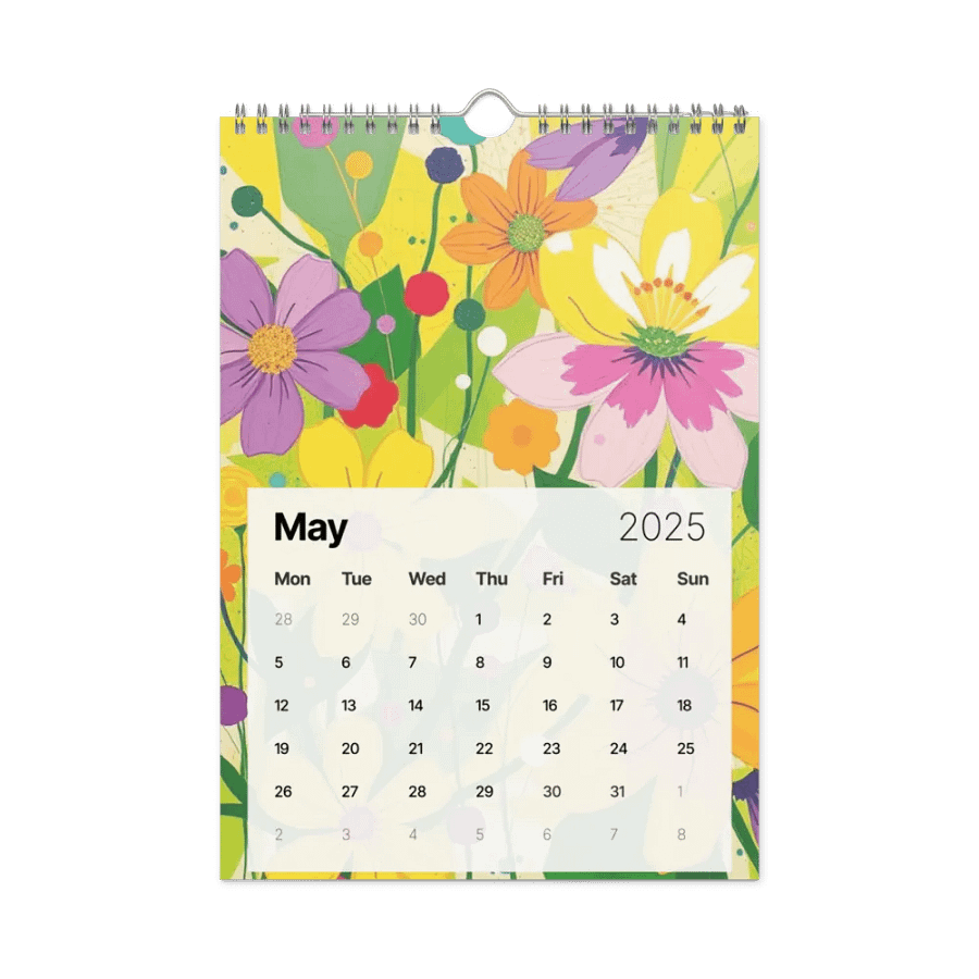 ART ABSTRACT WALL CALENDAR 2025 product image (10)