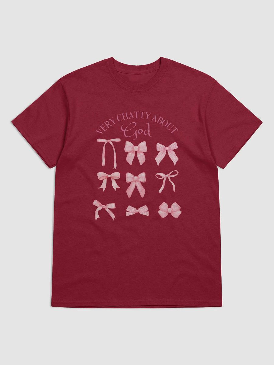 Very Chatty About Jesus – A Coquette-Core Statement Tee product image (13)