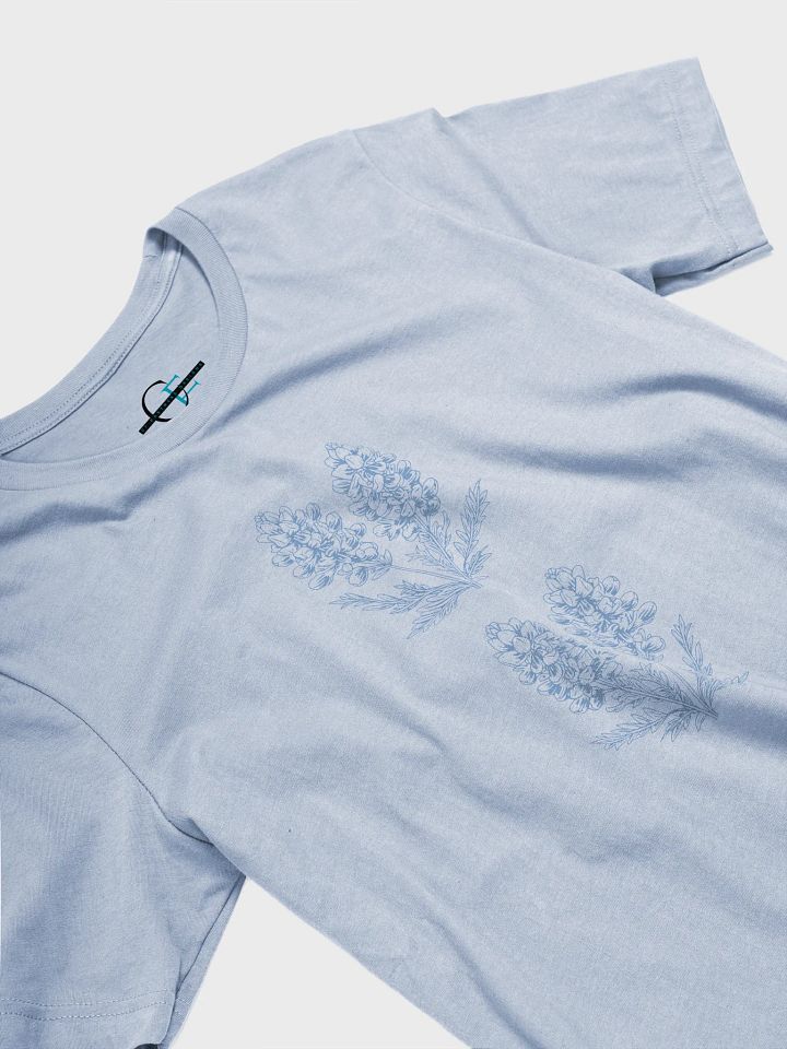 🌿 Bluebonnet Line Art T-Shirt | Bella+Canvas Unisex Tee | Minimalist Texas Wildflower Shirt product image (2)