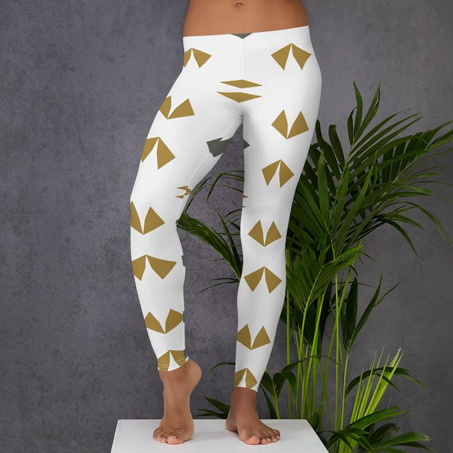 Geometric Goldrush All-Over Leggings product image (5)