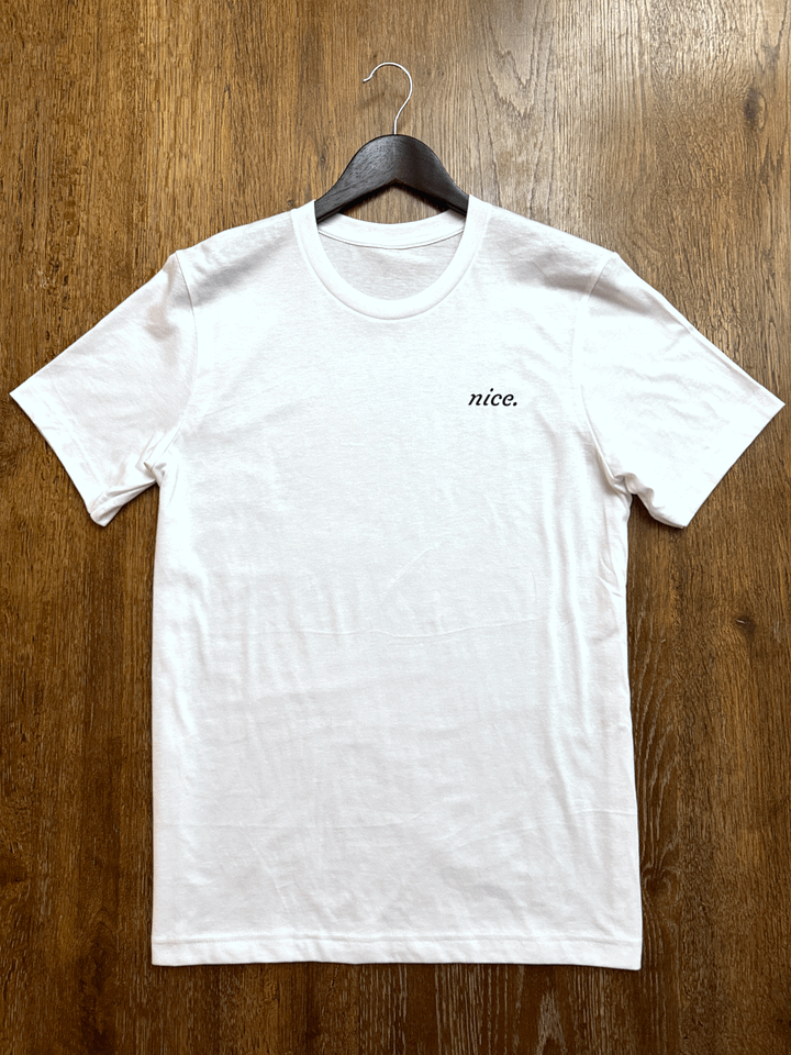 Nice. Classic White Tee product image (1)