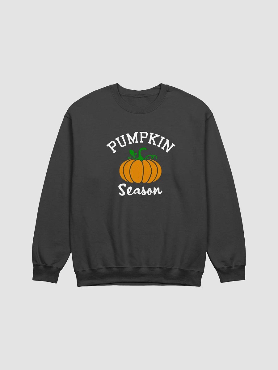 Pumpkin Season, Cute Fall, Heavy Blend Crewneck Sweatshirt, White Text product image (3)