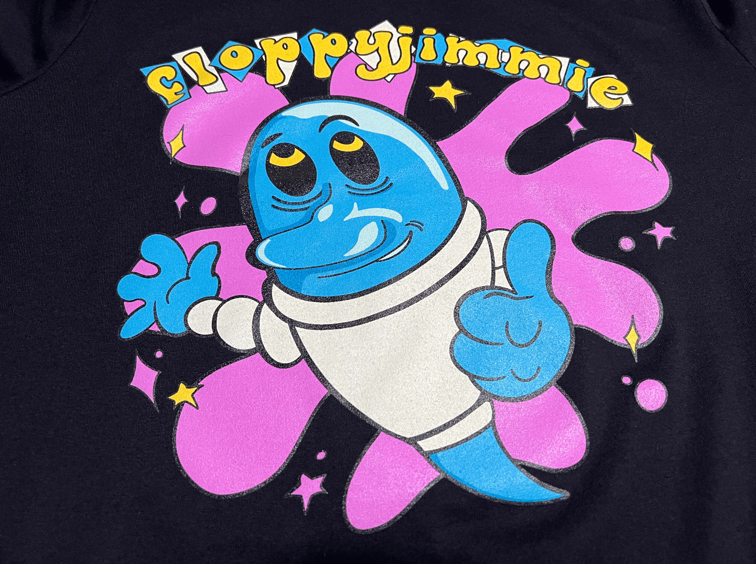 "Blue Guy in Space (Thumbs up!)" FIRST SHIRT EVER RELEASED !!! product image (5)