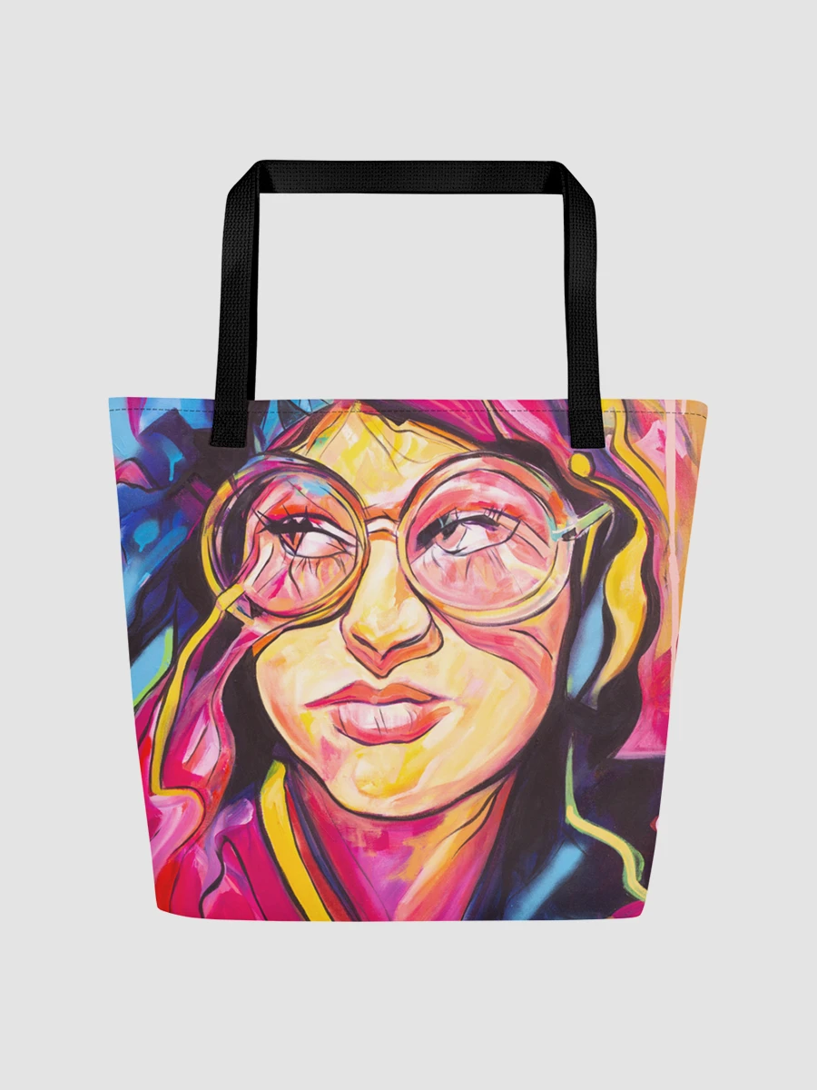 [Pushing Pink] All-Over Print Large Tote Bag product image (1)