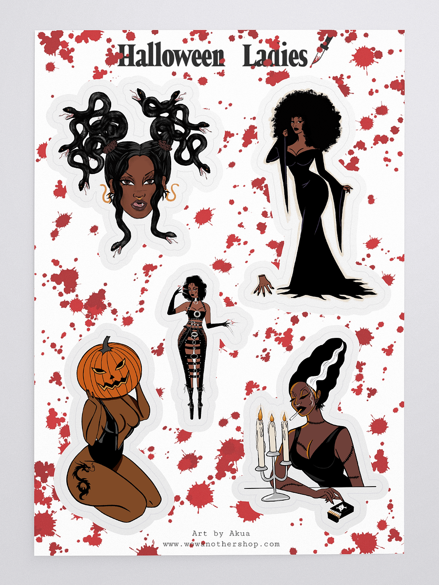 Halloween Ladies Sticker Sheet product image (3)