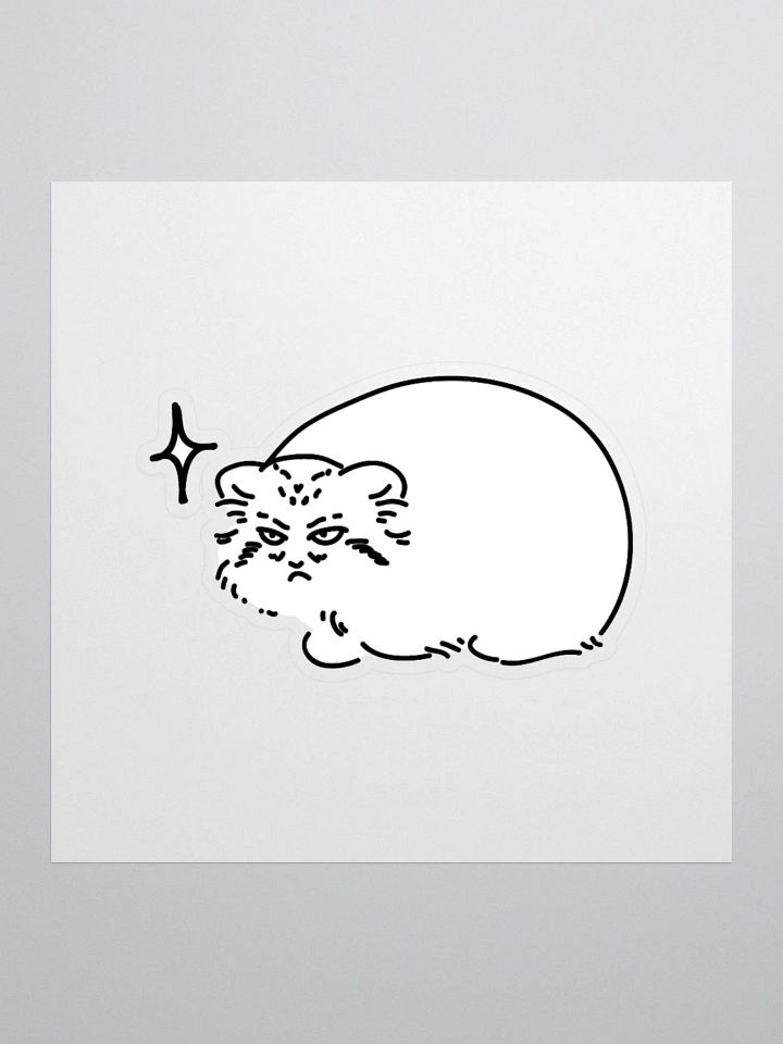 Grumpy Manul - Sticker product image (2)