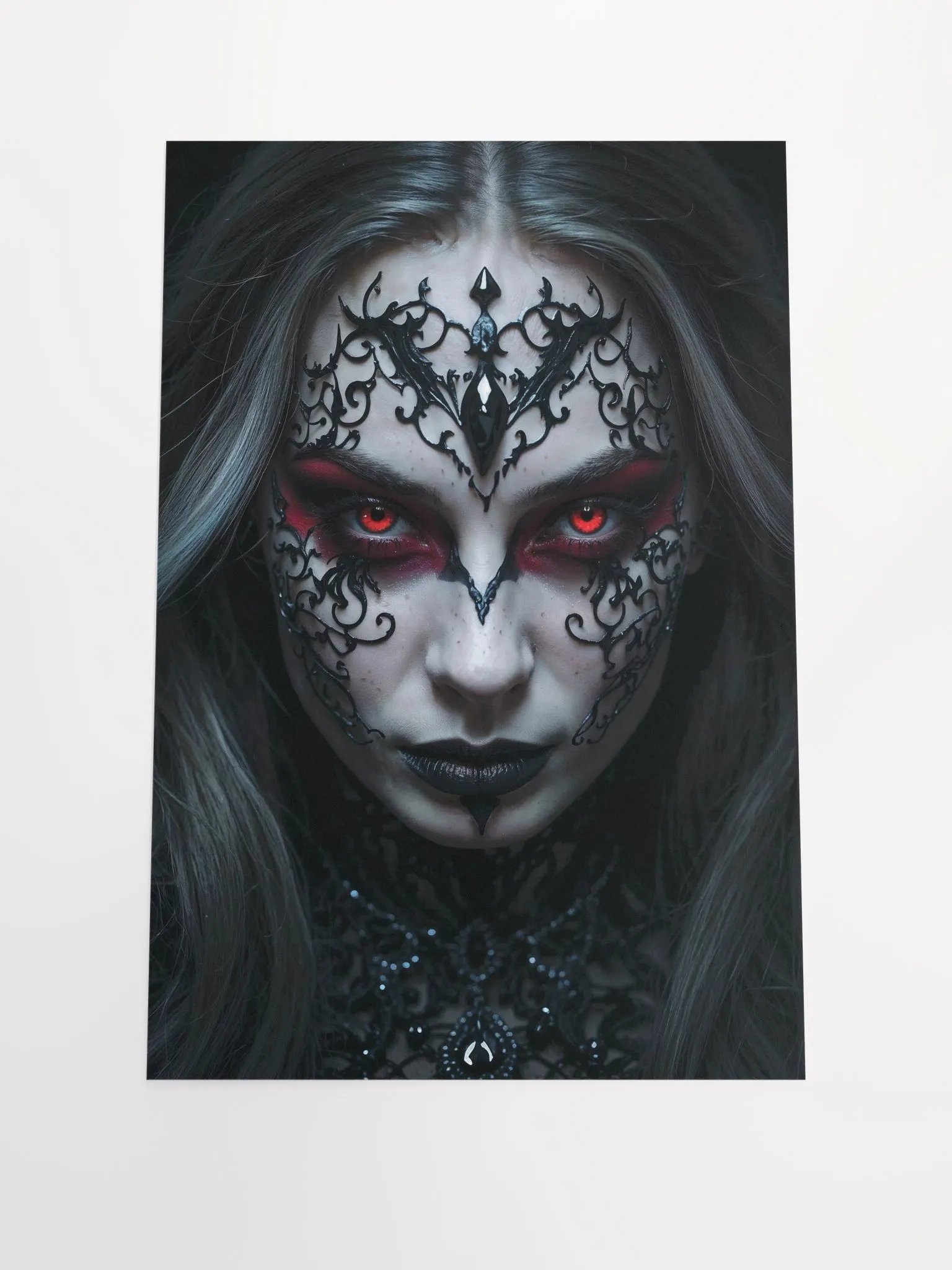 Gothic Filigree Red Eyes Poster product image (2)