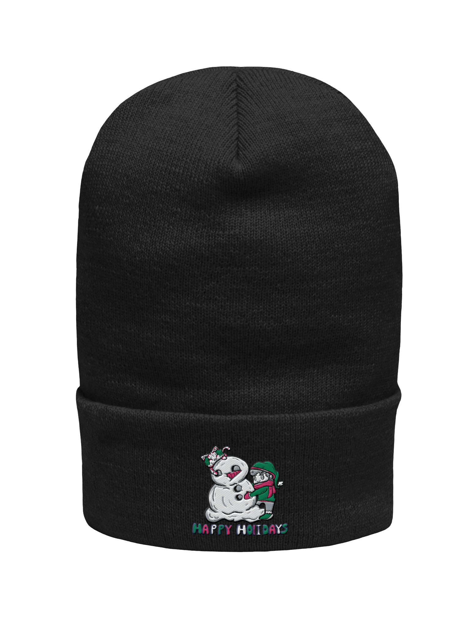 Arcade Warrior Happy Holidays Beanie Christmas 2025 product image (1)