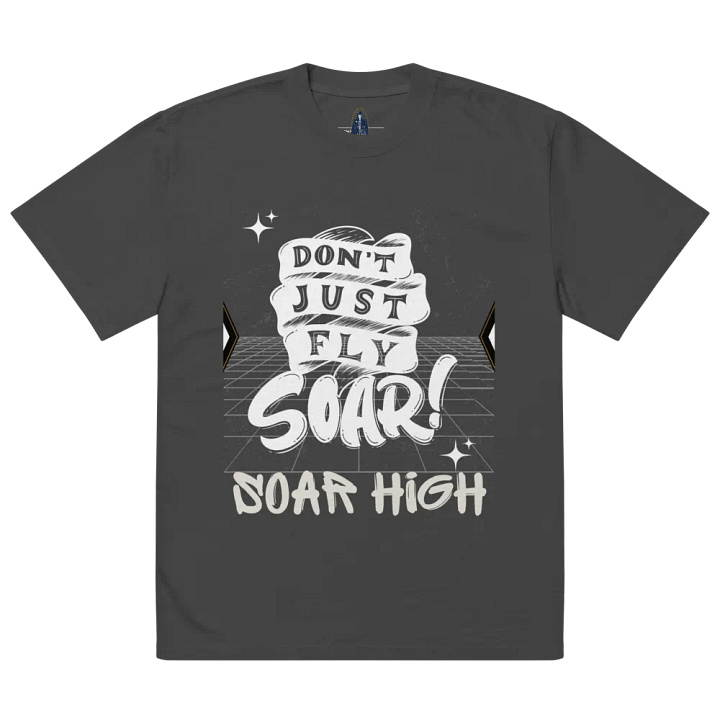 Don't just fly soar, soar higher unisex faded tee product image (2)