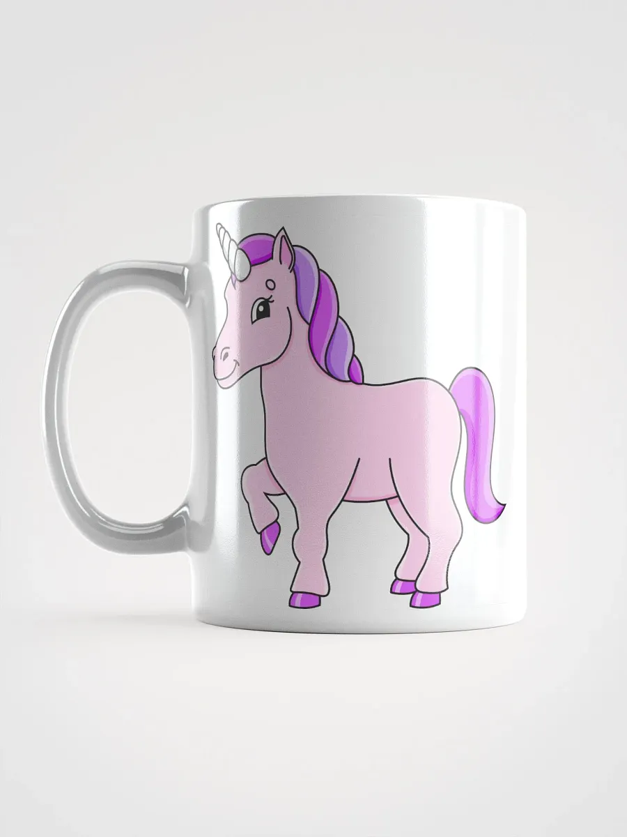 White Glossy Mug Horse product image (6)